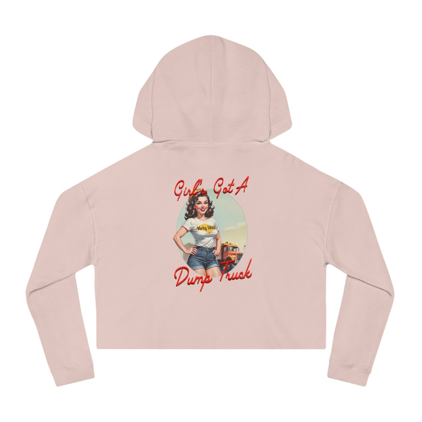 Dump Truck Cropped Hoodie
