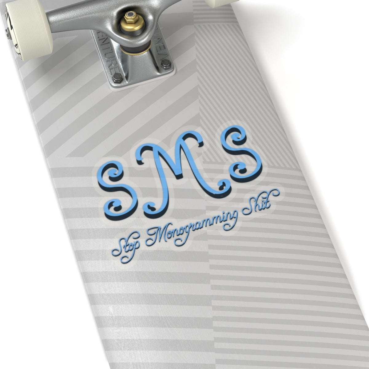 Stop Monogramming Shit Monogrammed Sticker