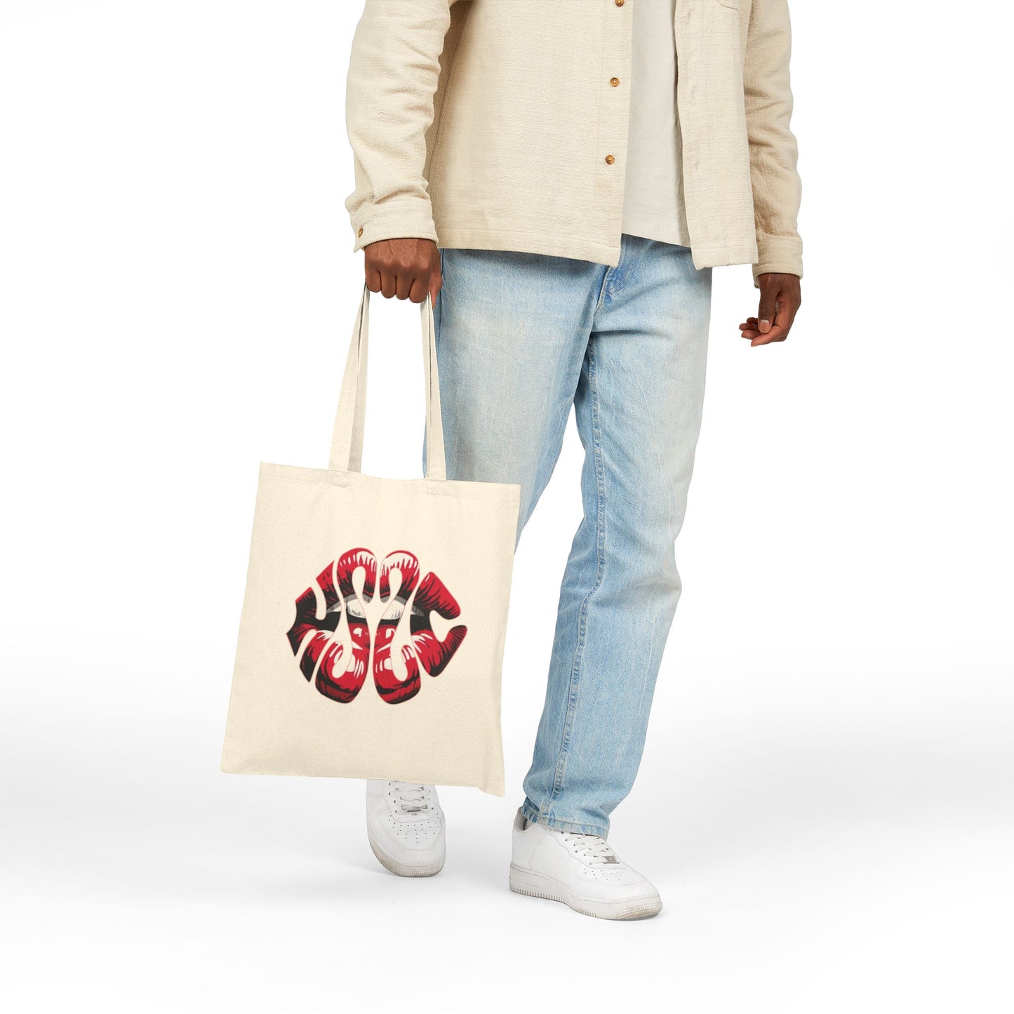 Big Mouth Canvas Tote Bag