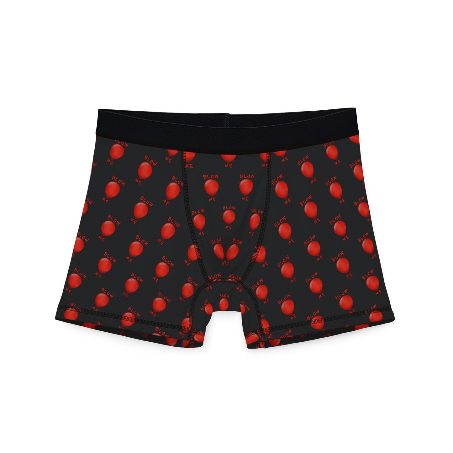 Big Black Blow Me Balloon Boxers