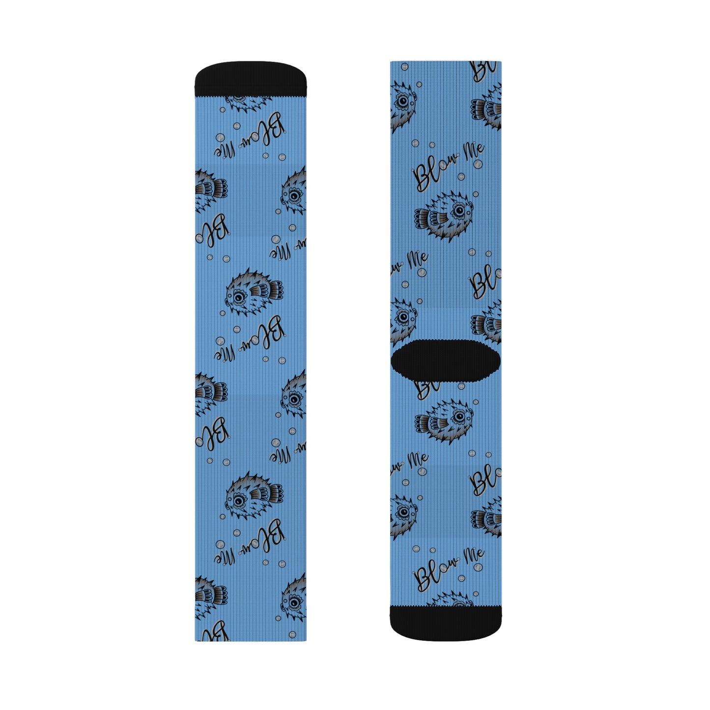 ‘Blow Me Blowfish’ Socks