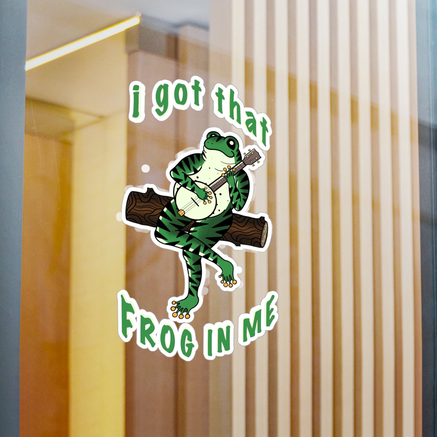 Got That Frog In You? Let ‘Em Know With This Decal!