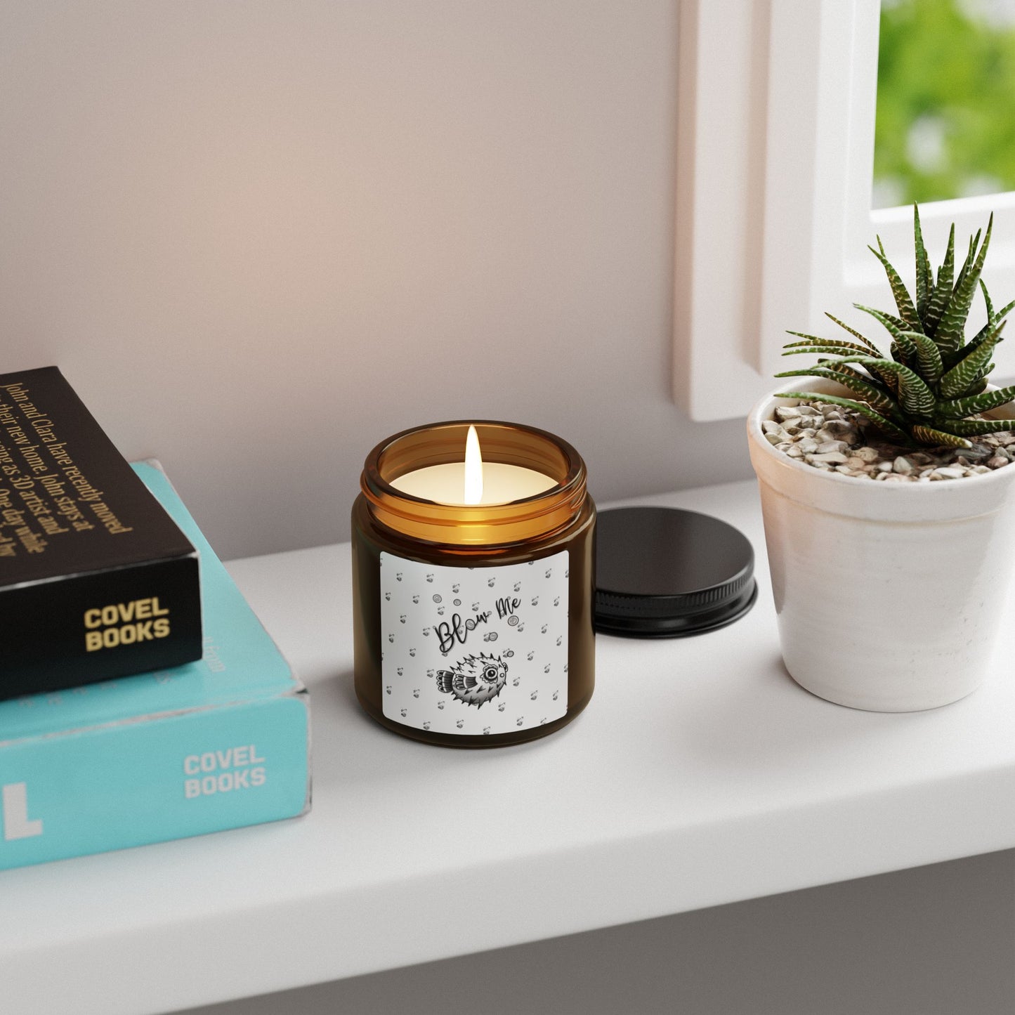 ‘Blow Me Blowfish’ Scented Soy Candle