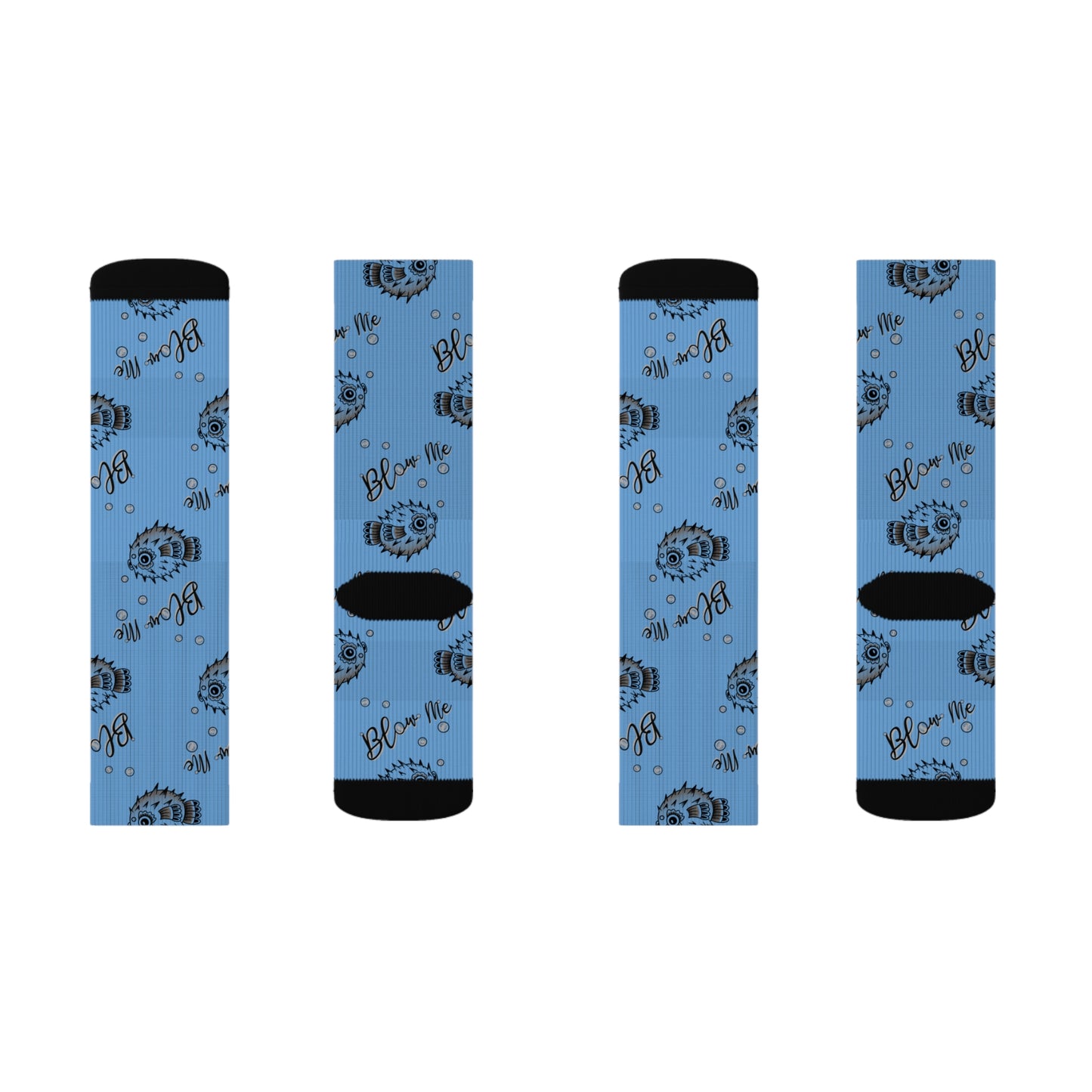 ‘Blow Me Blowfish’ Socks