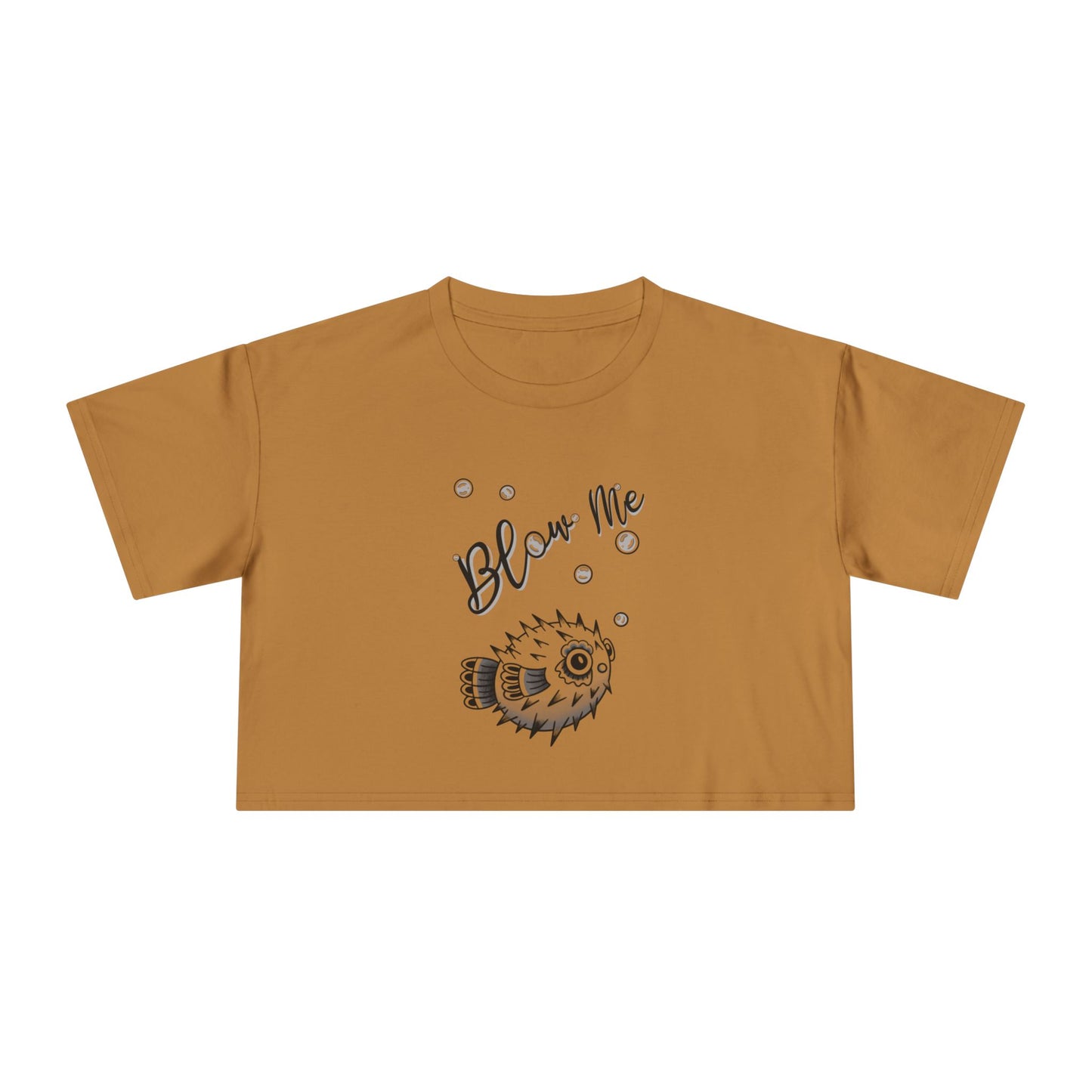 ‘Blow Me Blowfish’ Crop Top