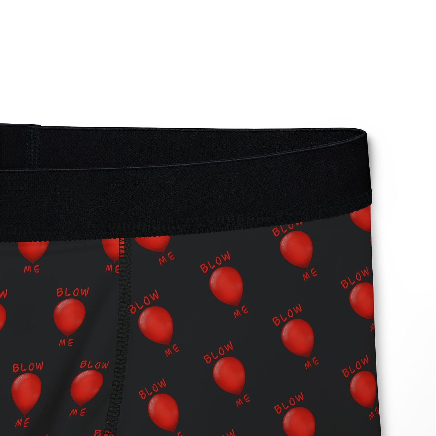 Big Black Blow Me Balloon Boxers