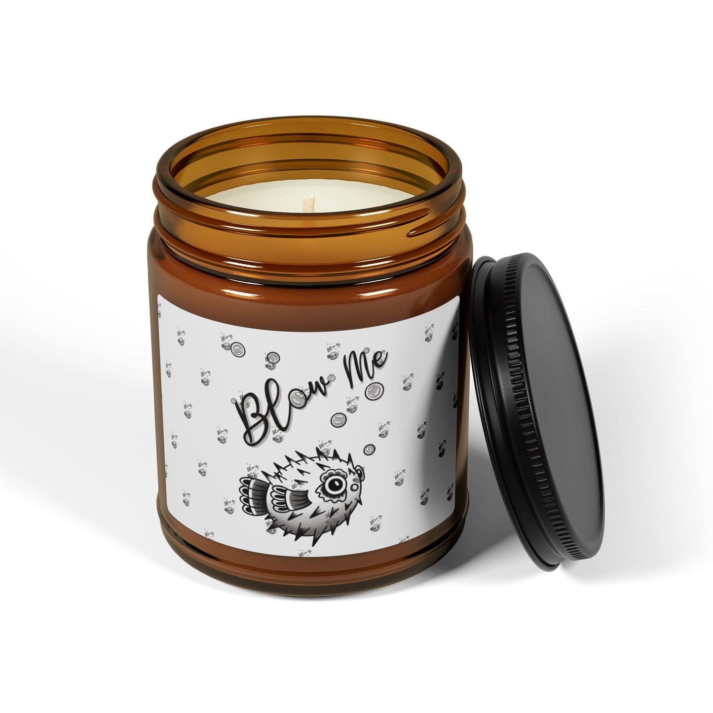 ‘Blow Me Blowfish’ Scented Soy Candle