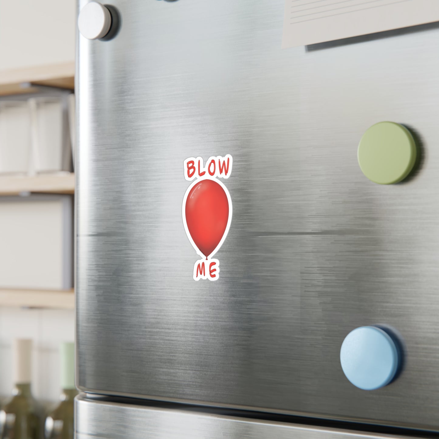 Blow Me Balloon Decal