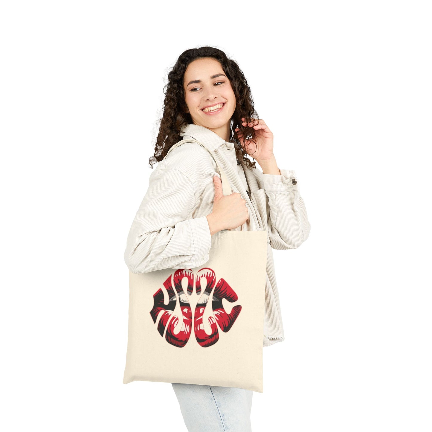 Big Mouth Canvas Tote Bag