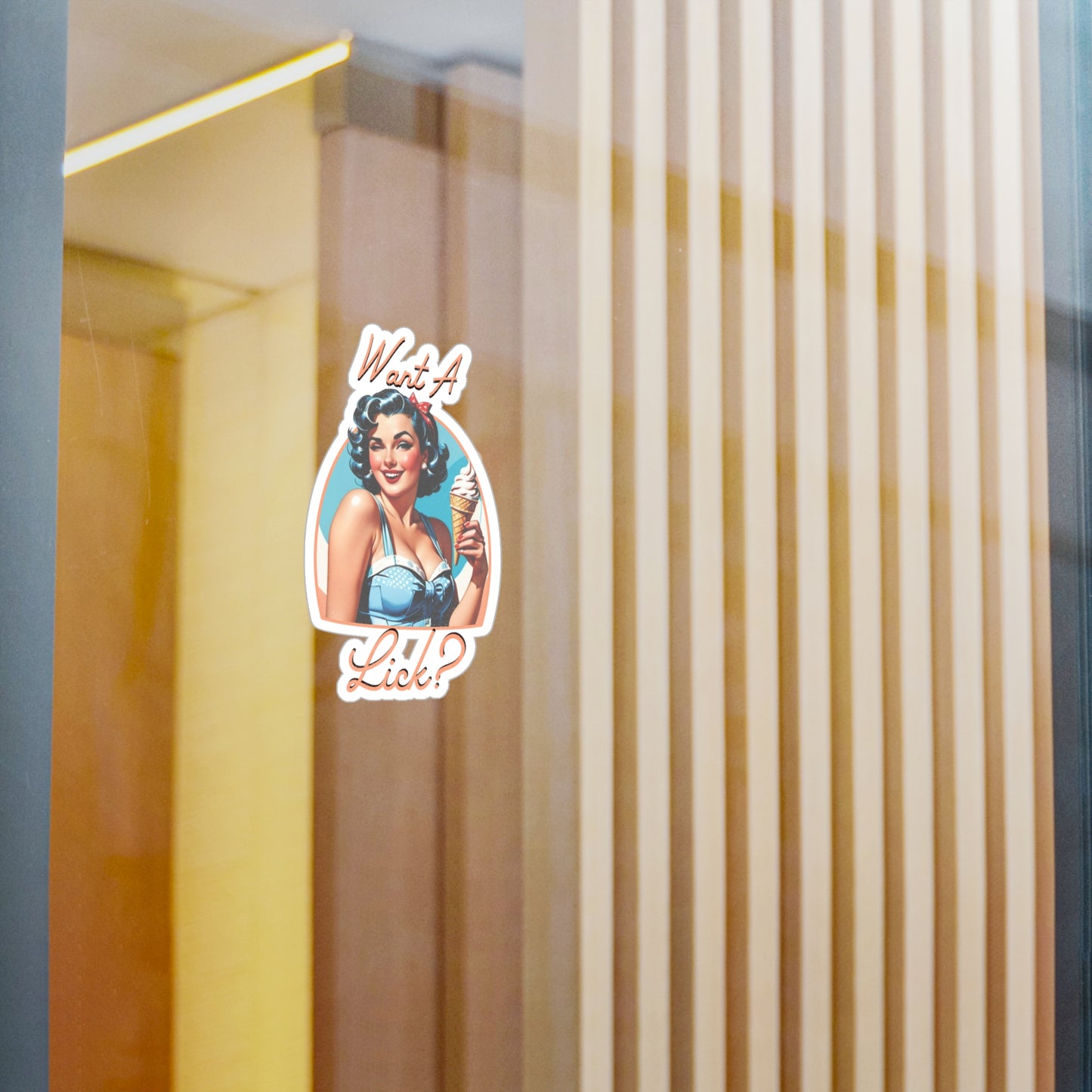 Want A Lick? Decal