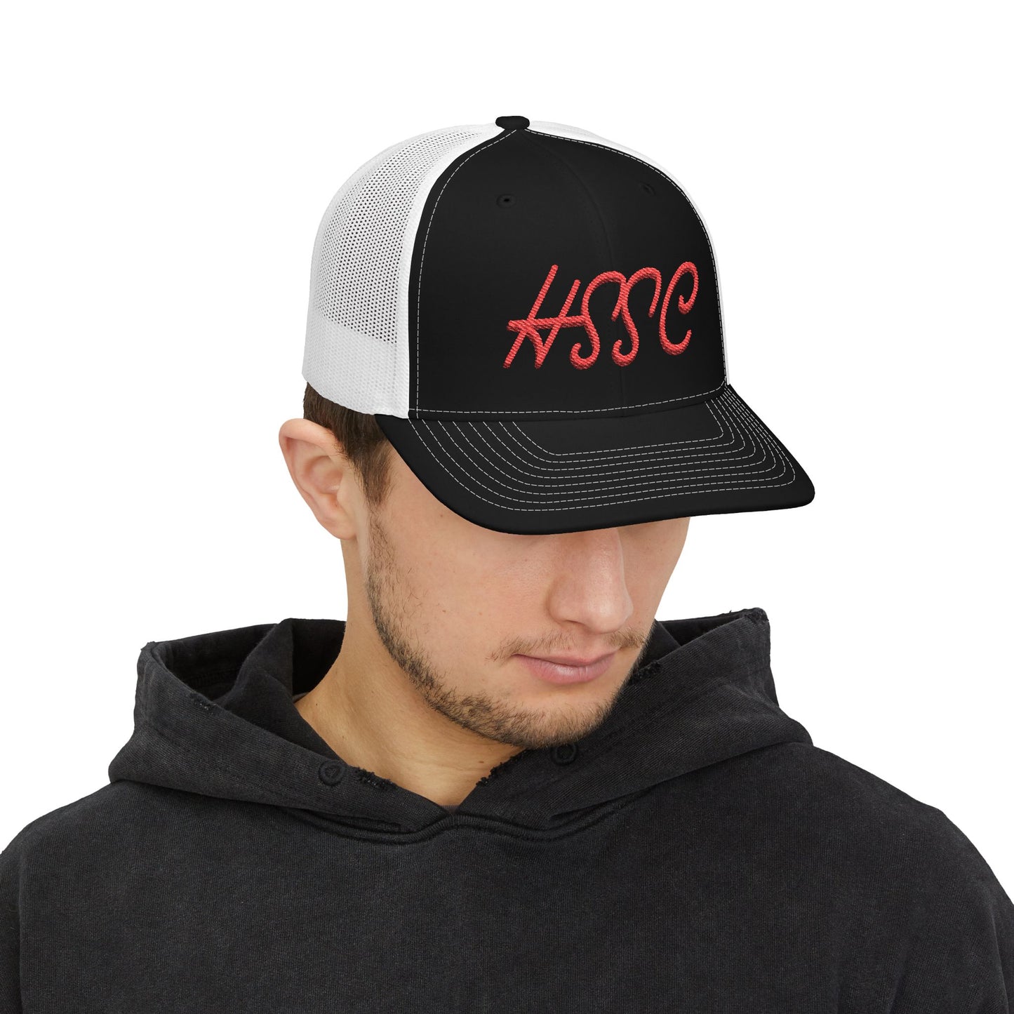 Classic Lettering Snapback Trucker Cap