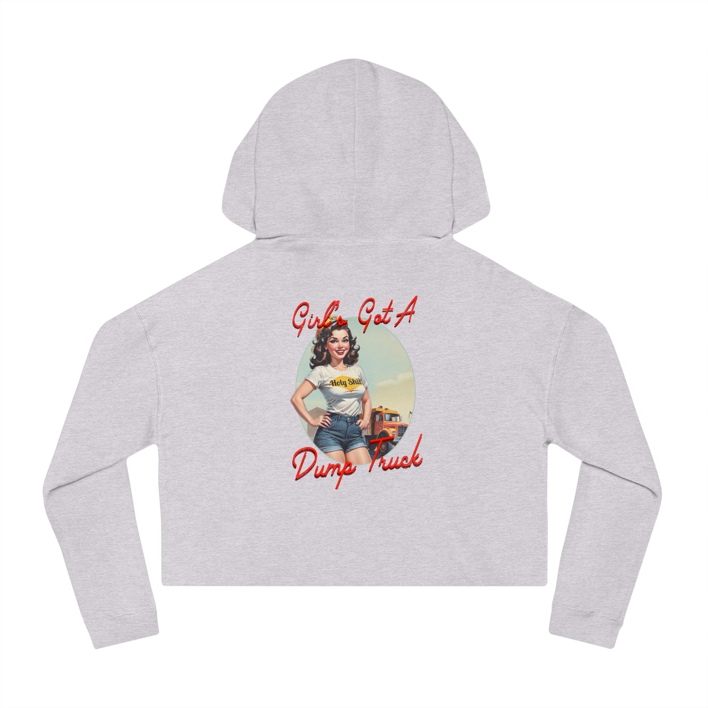 Dump Truck Cropped Hoodie