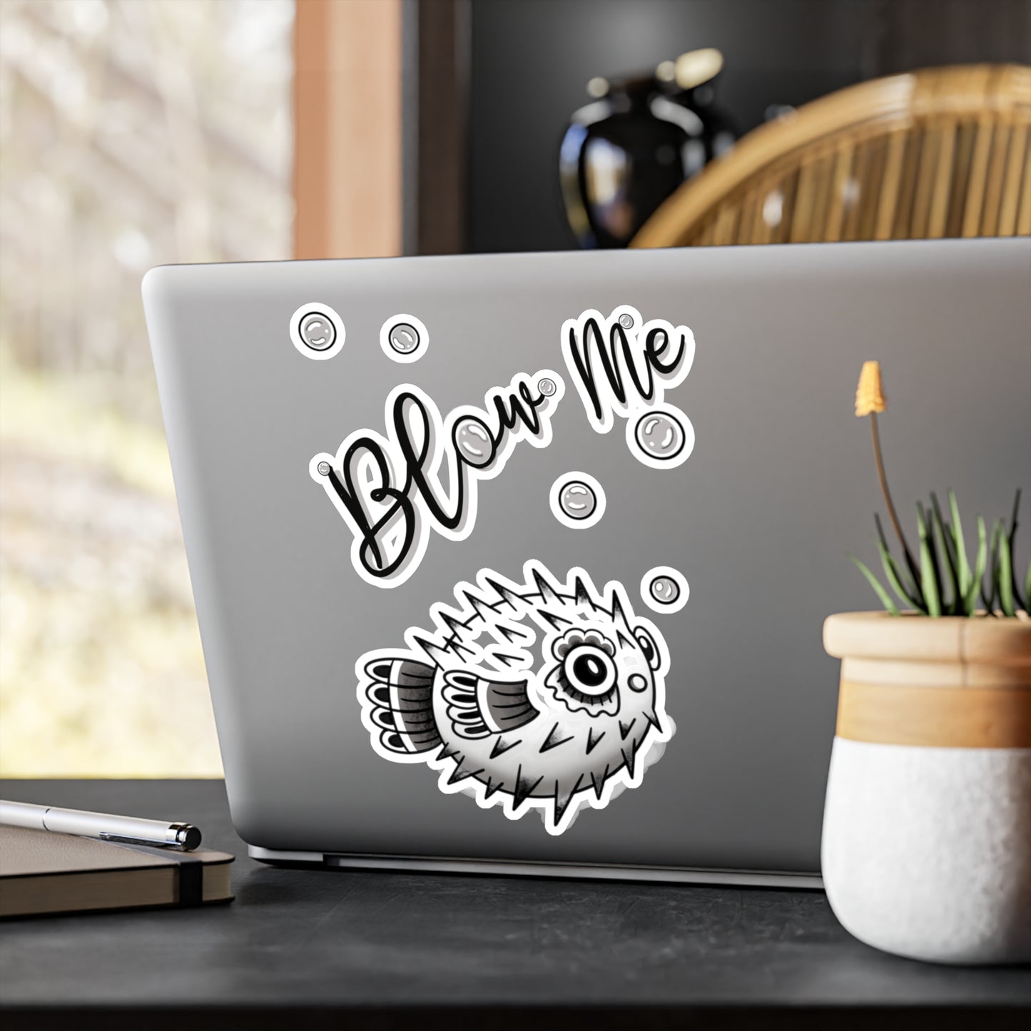 ‘Blow Me Blowfish’ Decal