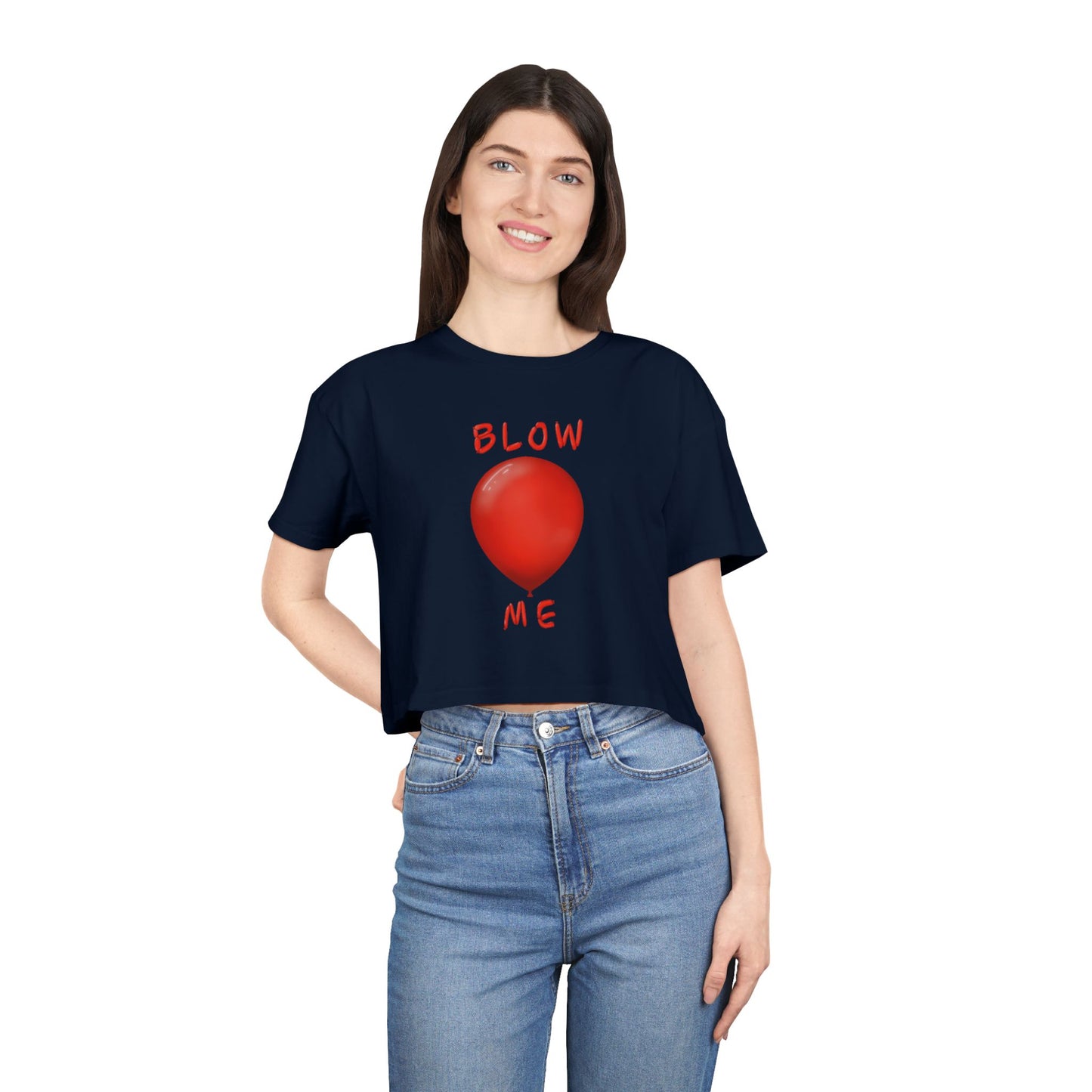 Blow Me Balloon Crop Top