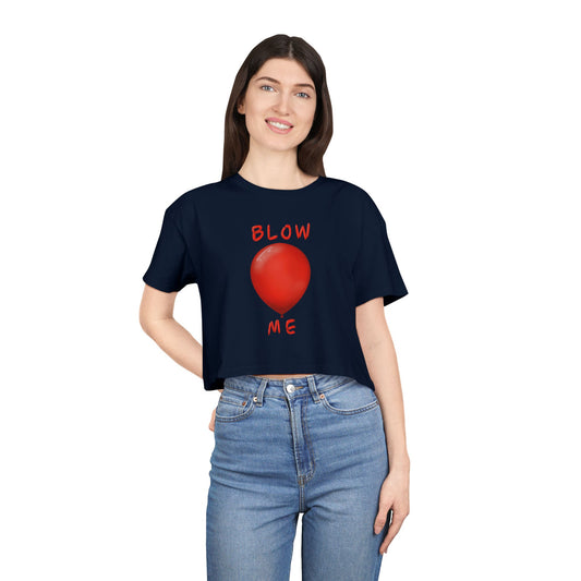 Blow Me Balloon Crop Top