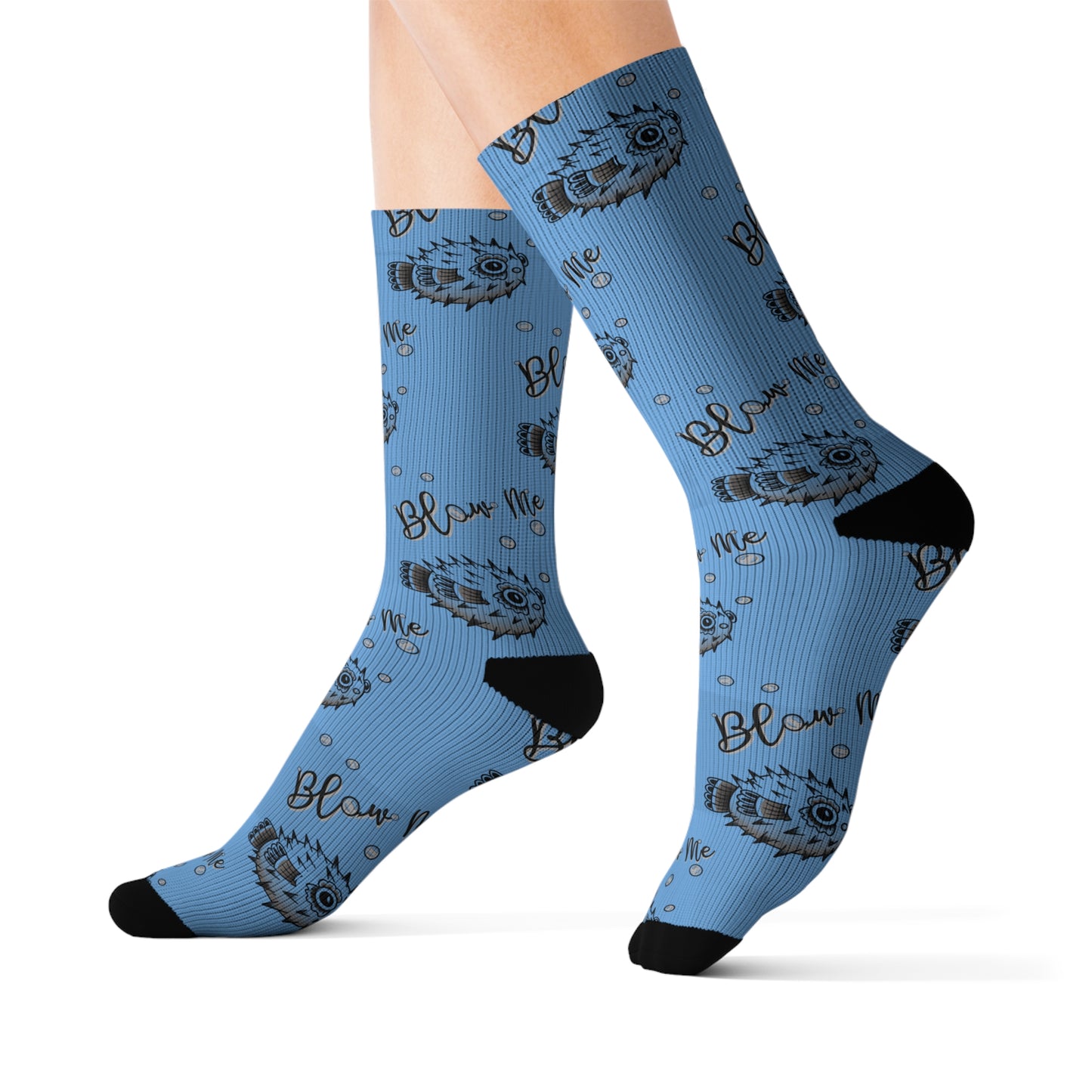 ‘Blow Me Blowfish’ Socks