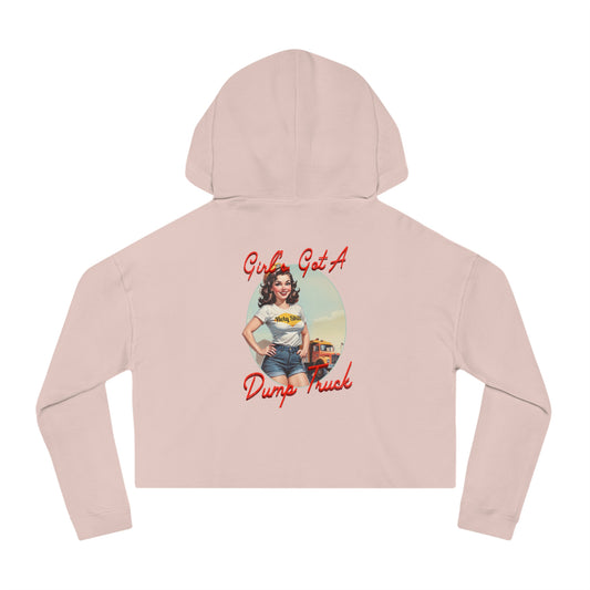 Dump Truck Cropped Hoodie