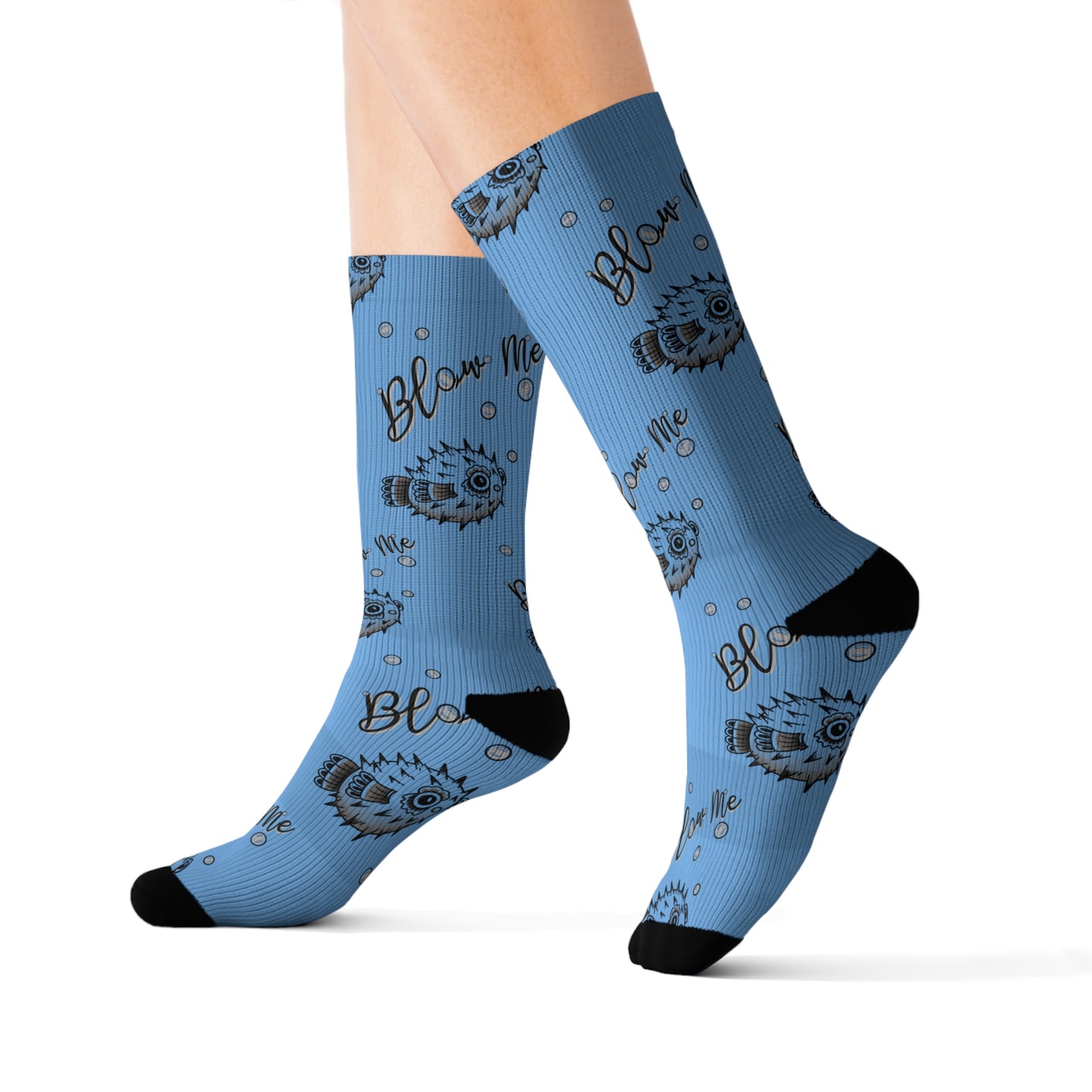 ‘Blow Me Blowfish’ Socks