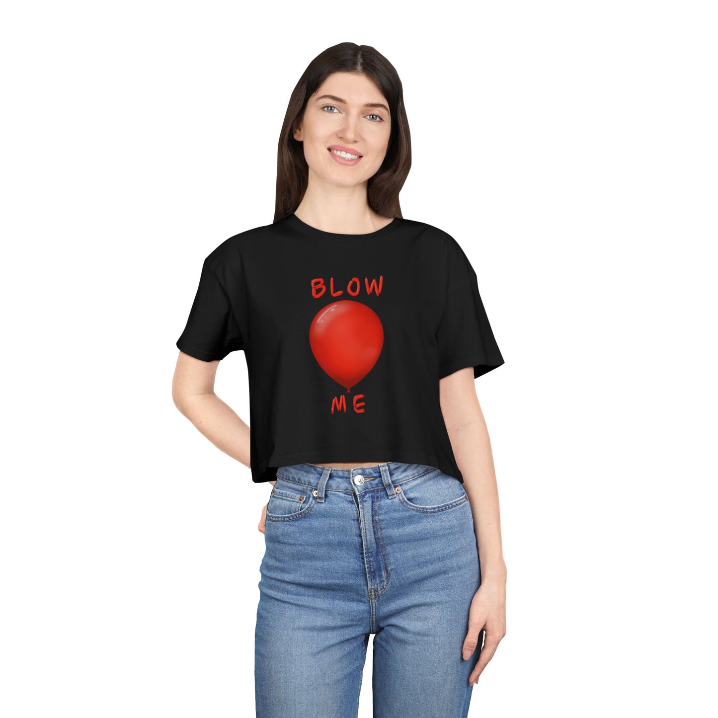 Blow Me Balloon Crop Top