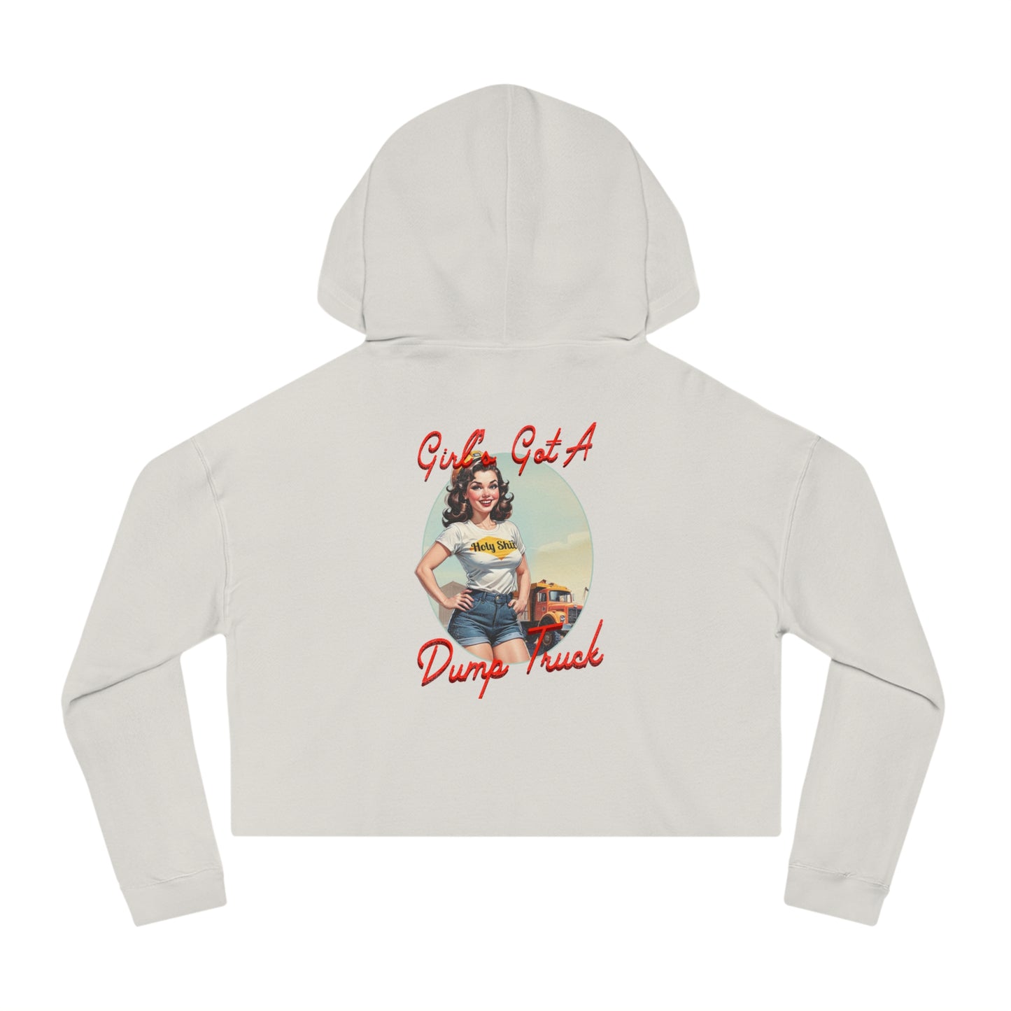 Dump Truck Cropped Hoodie