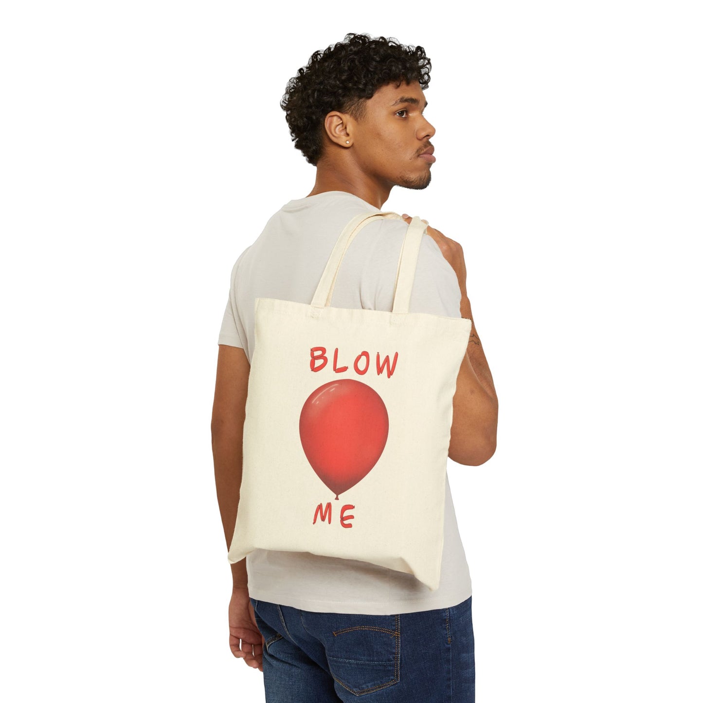 Blow Me Balloon Tote Bag