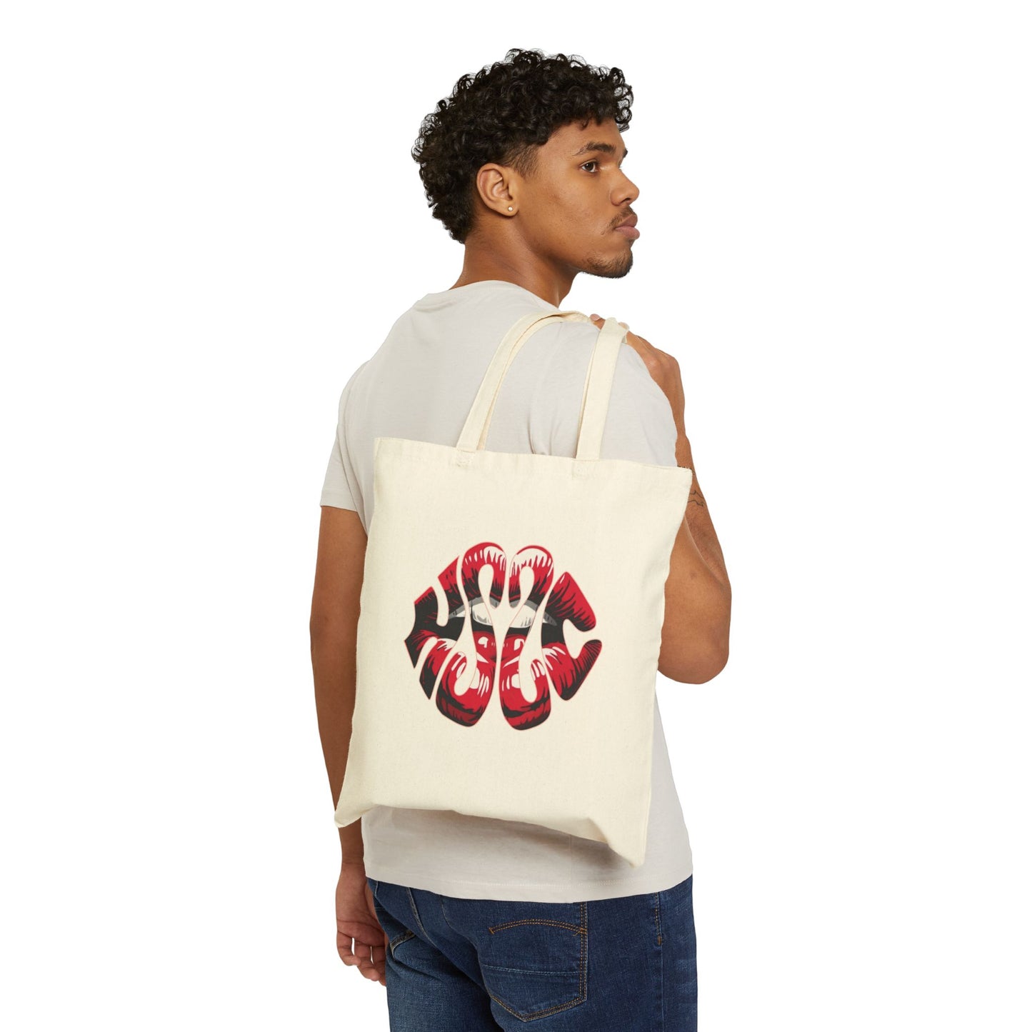 Big Mouth Canvas Tote Bag
