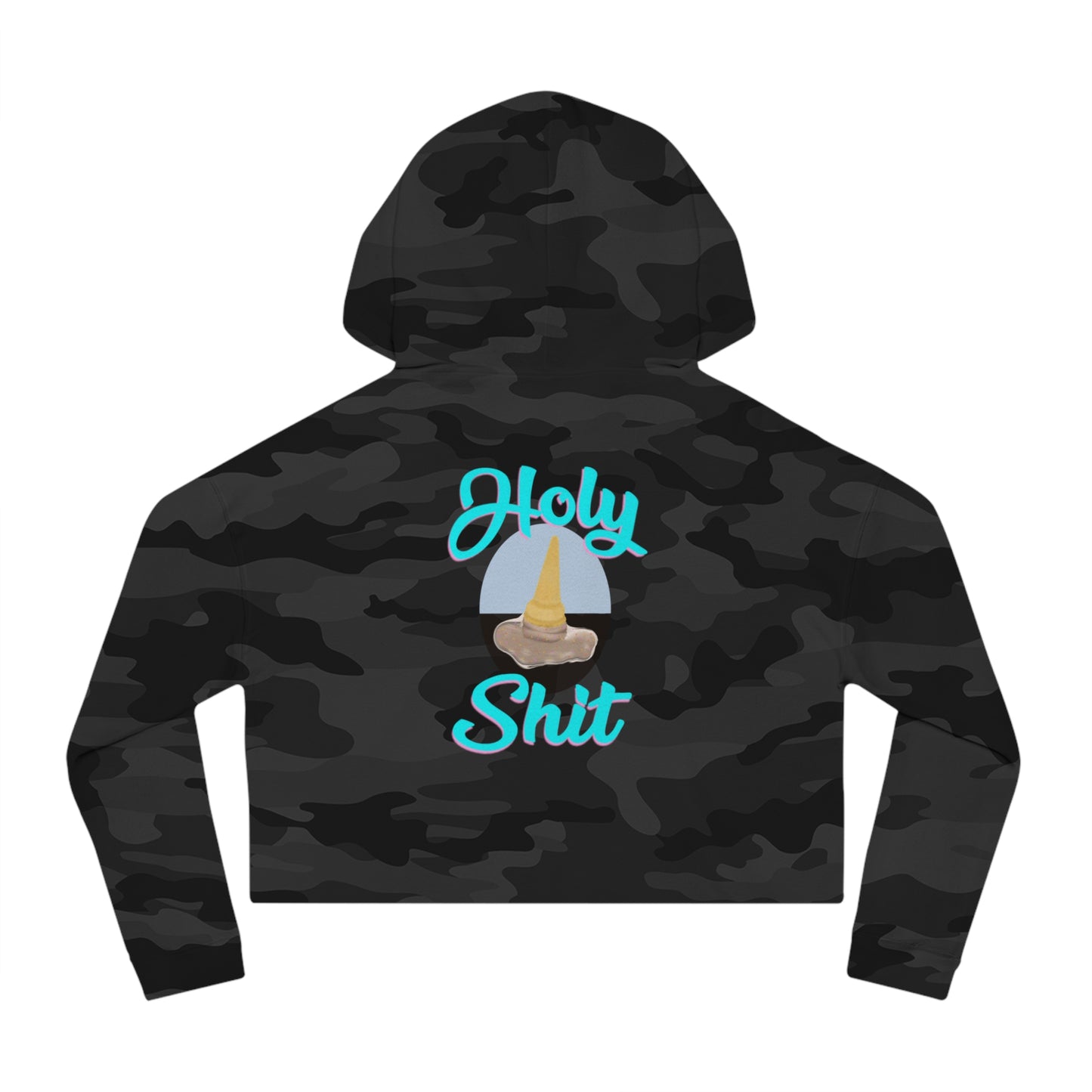 Ice Cream, I Scream, I Dropped My F#(%!^& Ice Cream Cropped Hoodie