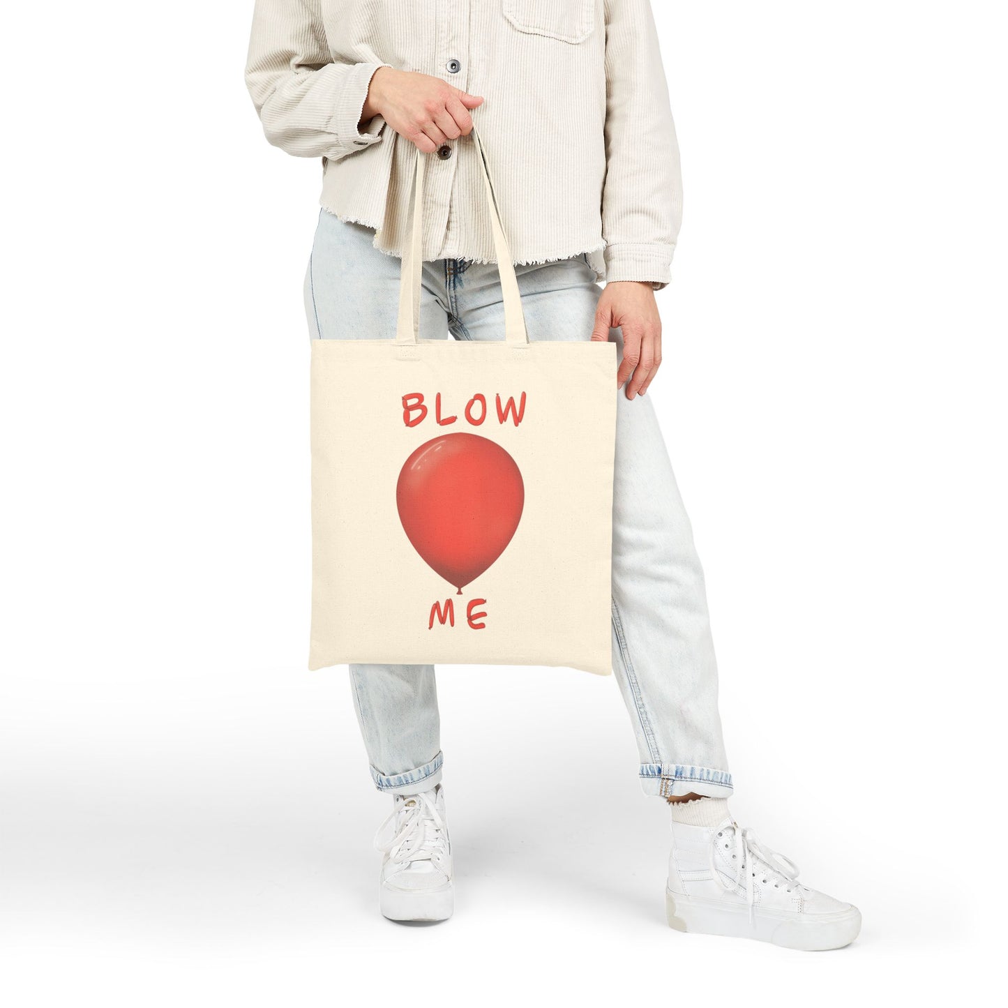 Blow Me Balloon Tote Bag