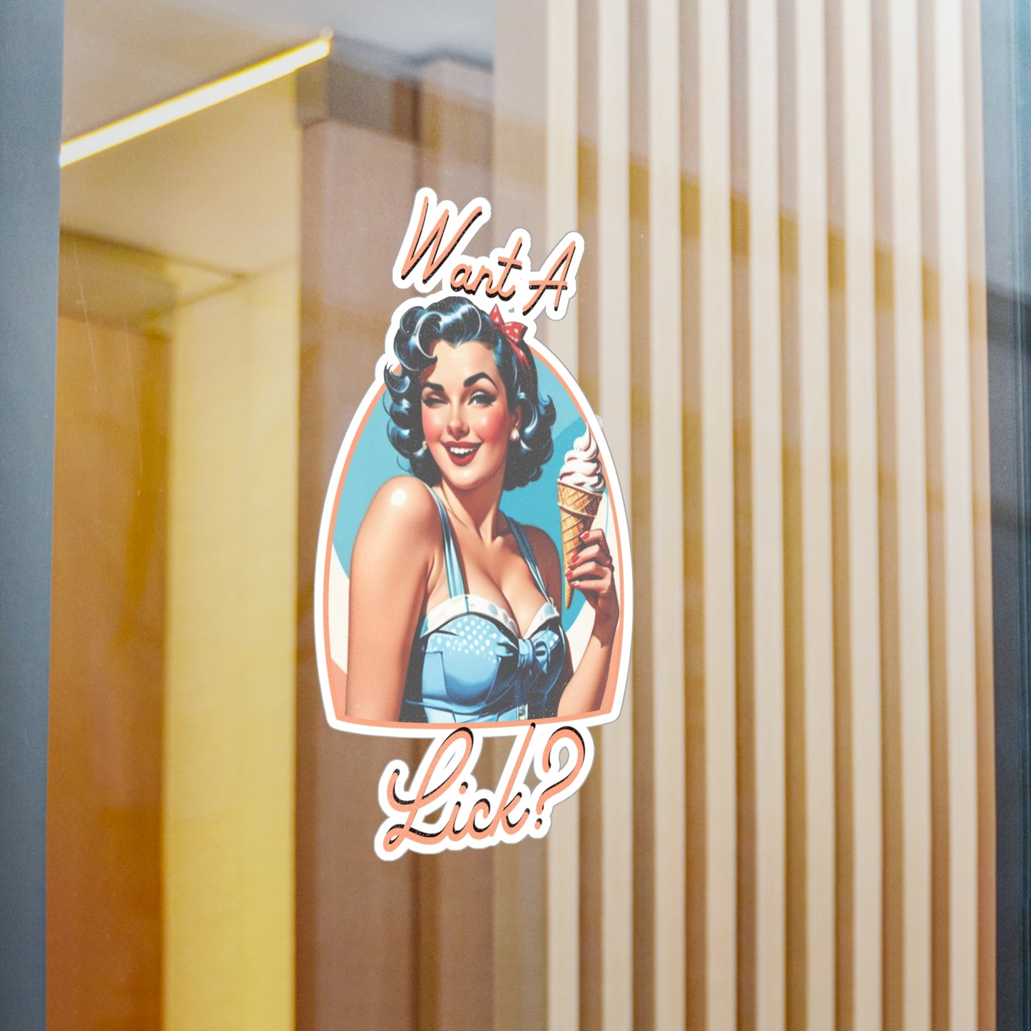 Want A Lick? Decal