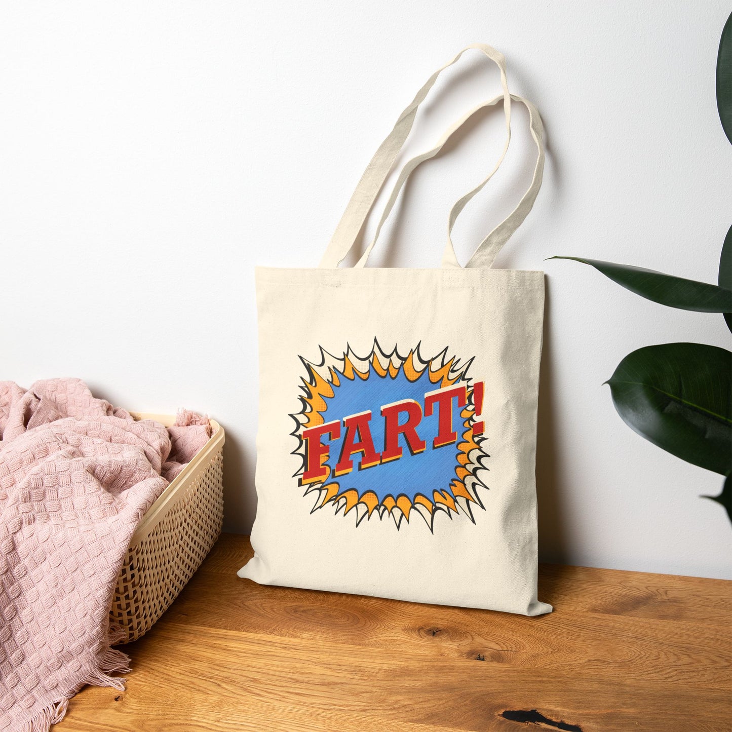 Stinky Canvas Tote Bag