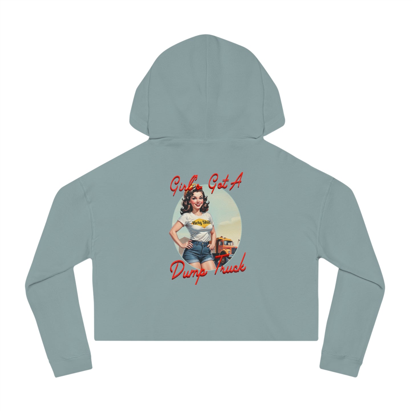 Dump Truck Cropped Hoodie
