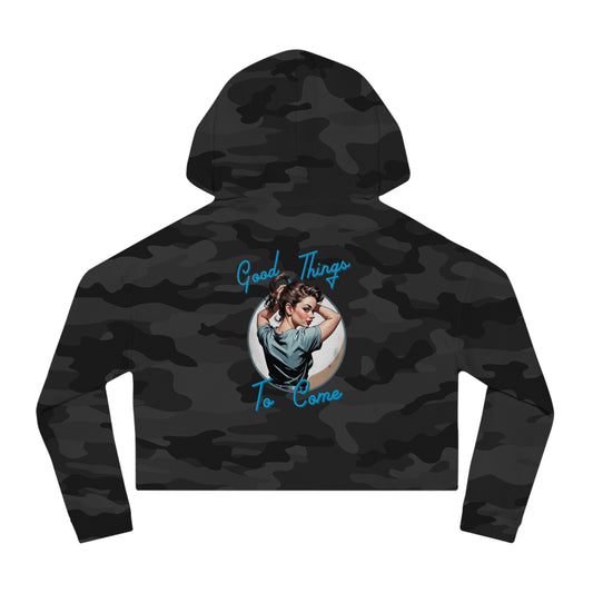Good Things To Come Cropped Hoodie