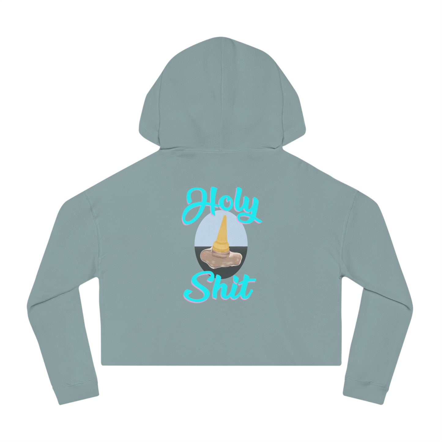 Ice Cream, I Scream, I Dropped My F#(%!^& Ice Cream Cropped Hoodie