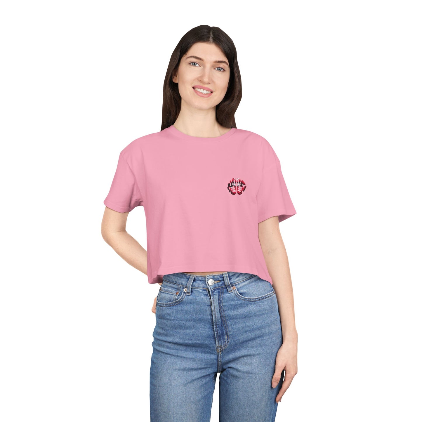Dump Truck Girl Crop Tee