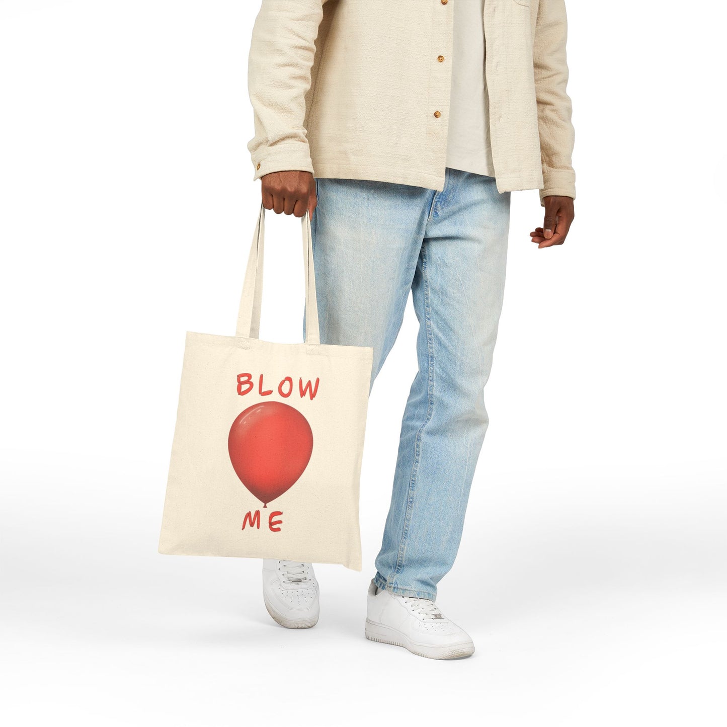 Blow Me Balloon Tote Bag