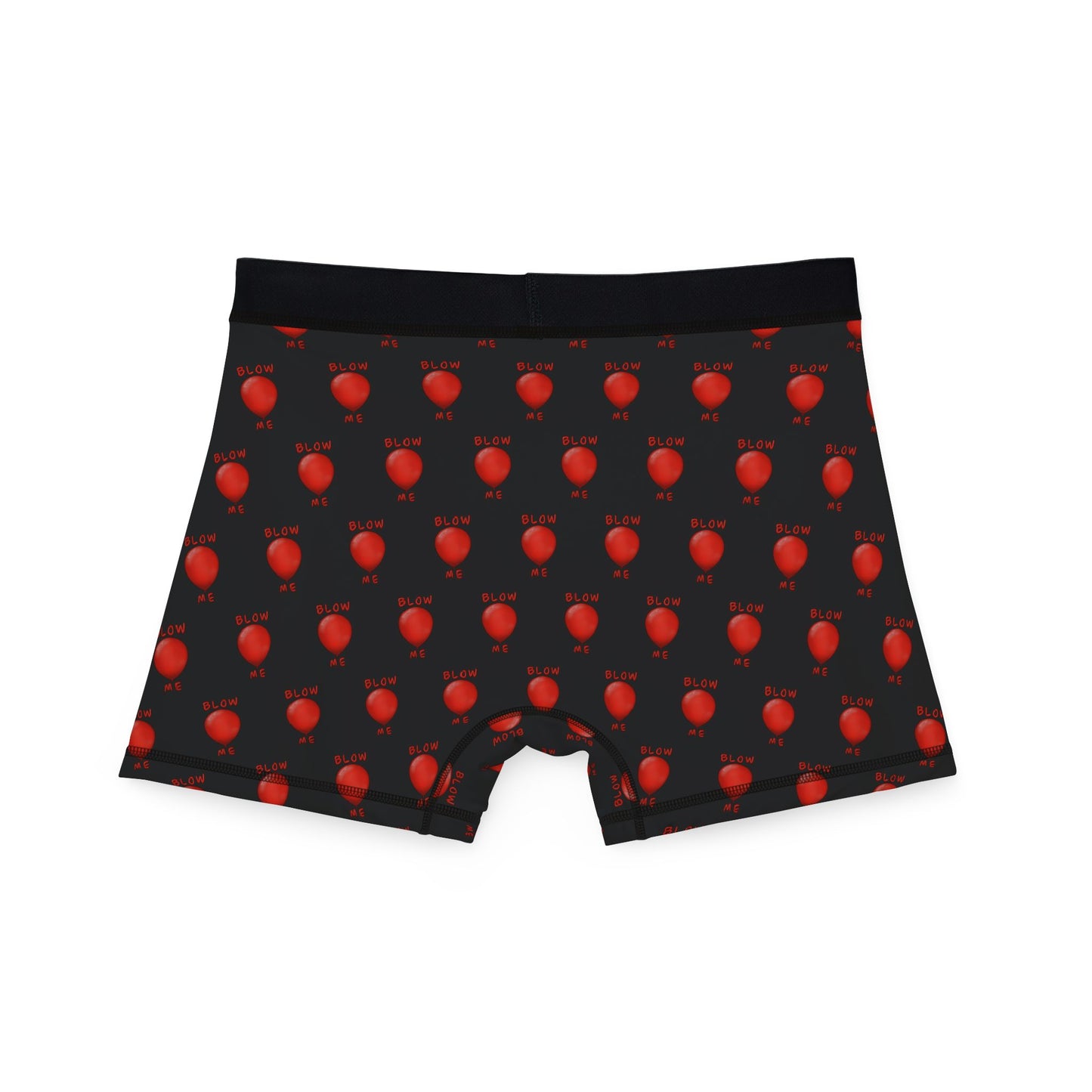 Big Black Blow Me Balloon Boxers