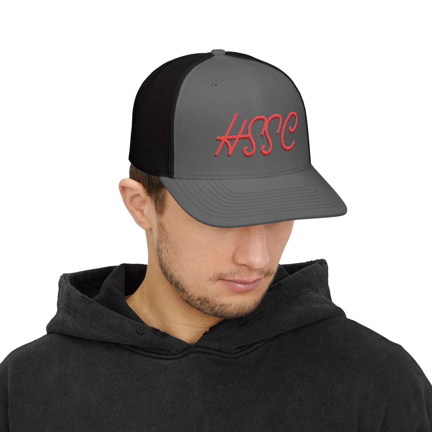 Classic Lettering Snapback Trucker Cap