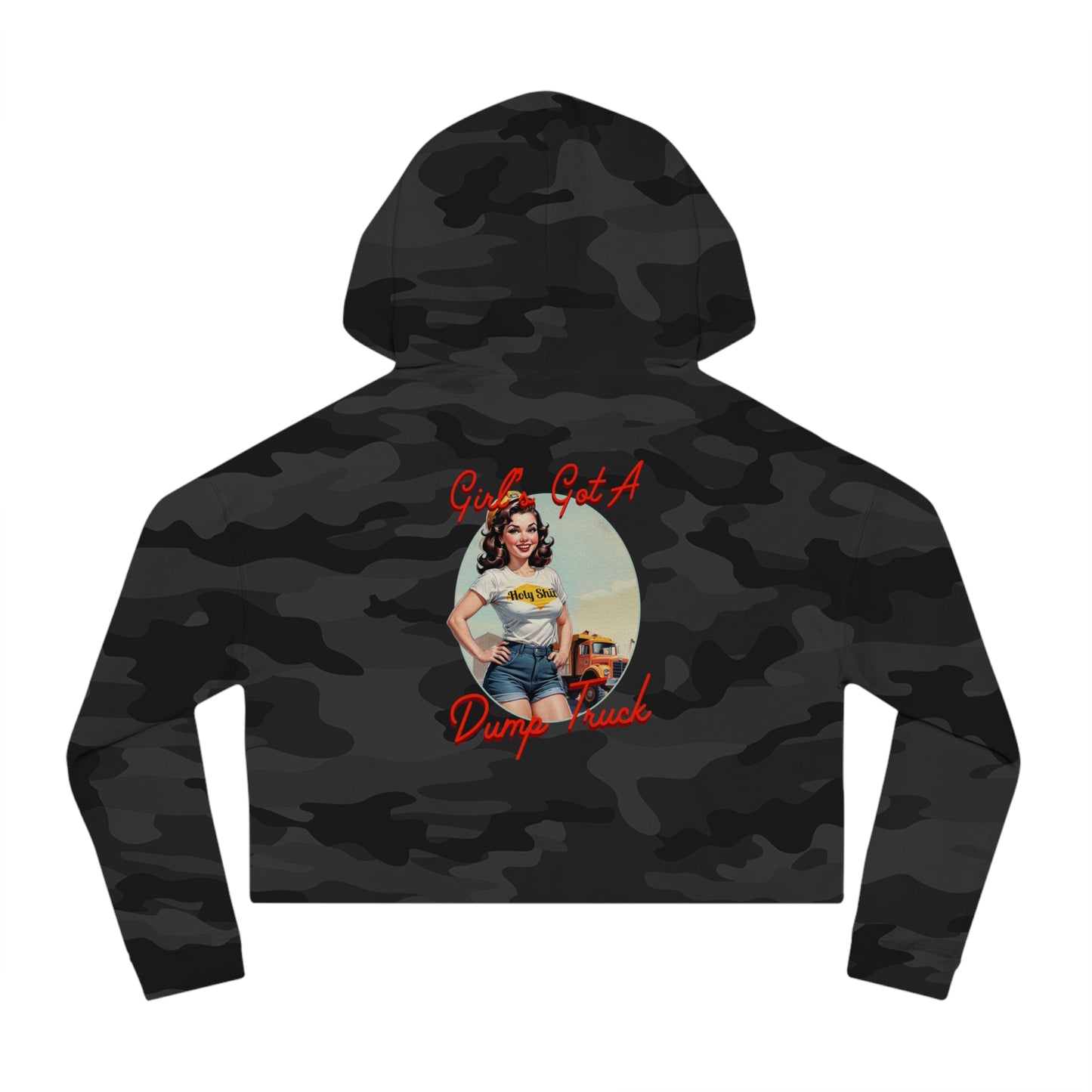 Dump Truck Cropped Hoodie