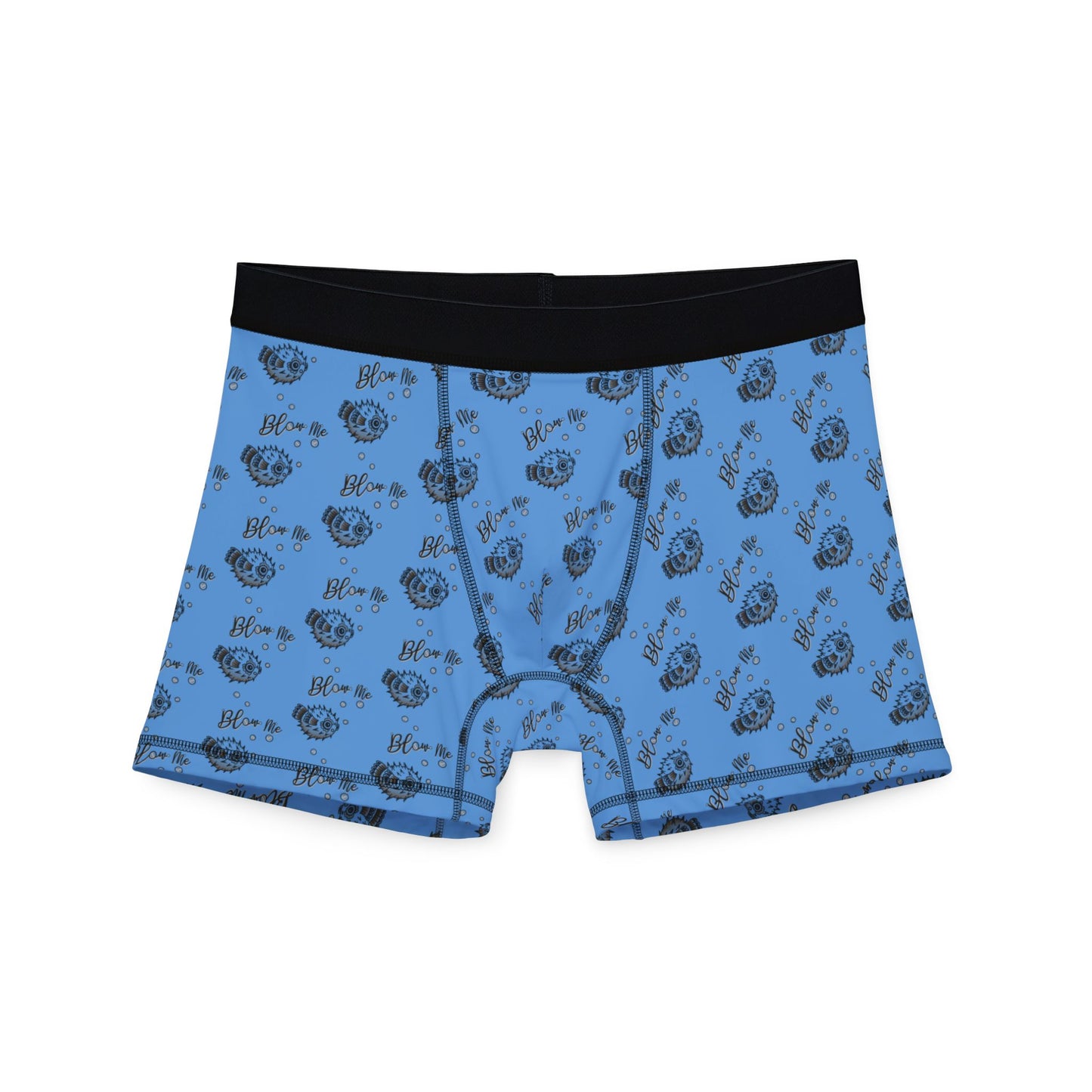 Blue ‘Blow Me Blowfish’ Boxers
