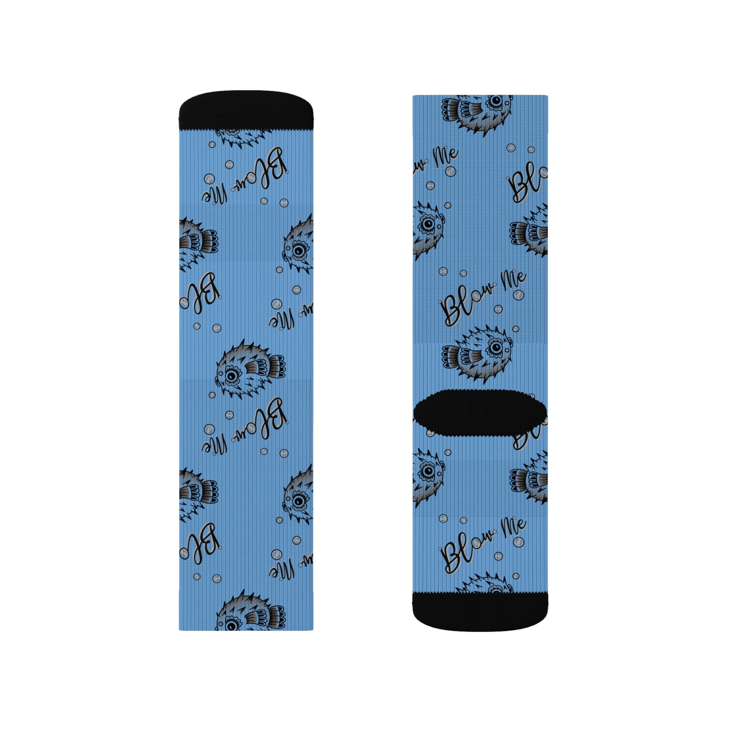 ‘Blow Me Blowfish’ Socks