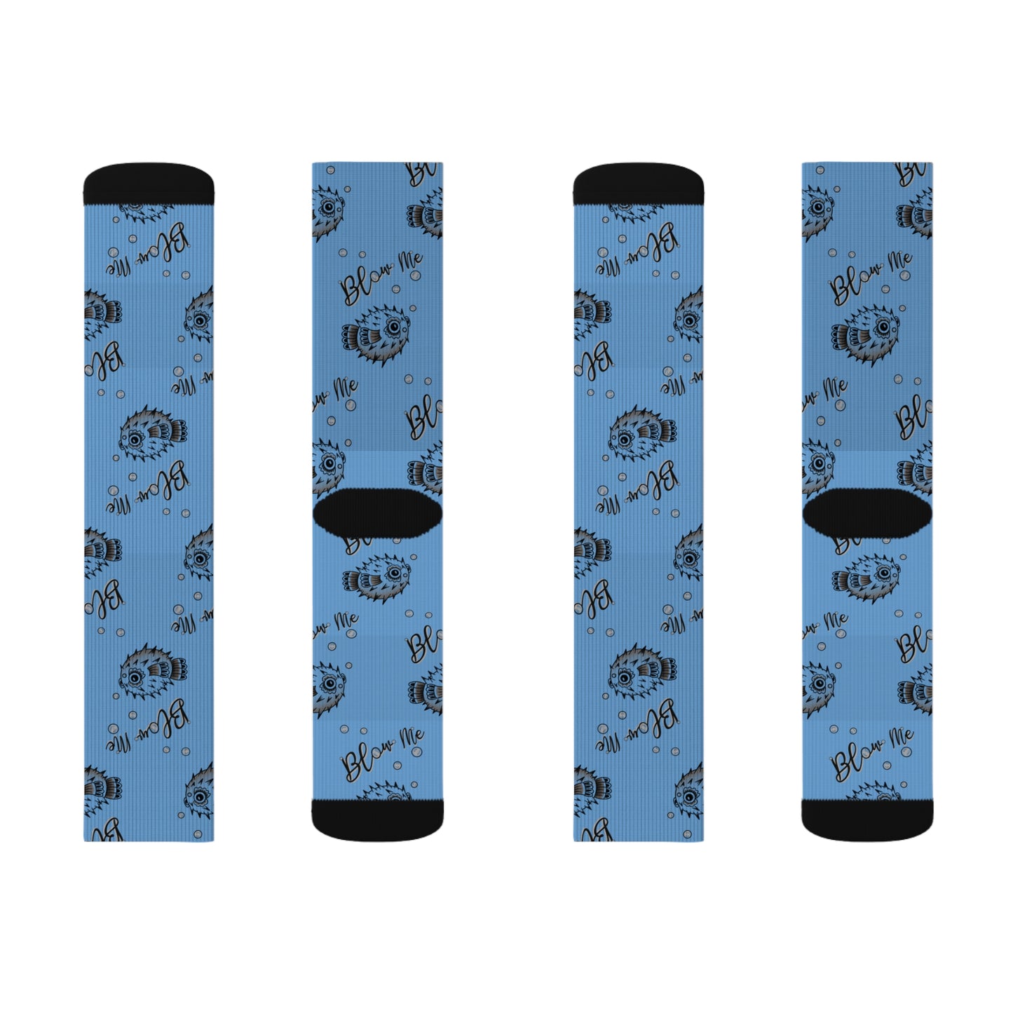 ‘Blow Me Blowfish’ Socks