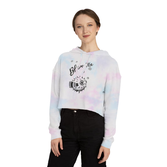 ‘Blow Me Blowfish’ Cropped Hoodie