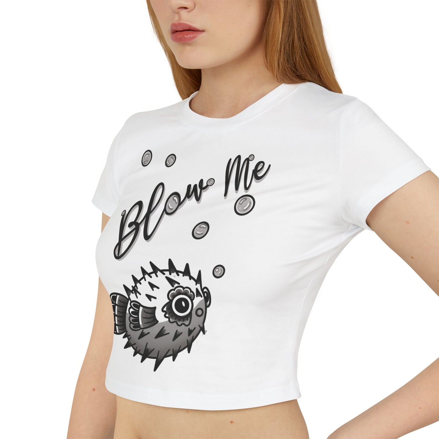 ‘Blow Me Blowfish’ Baby Tee