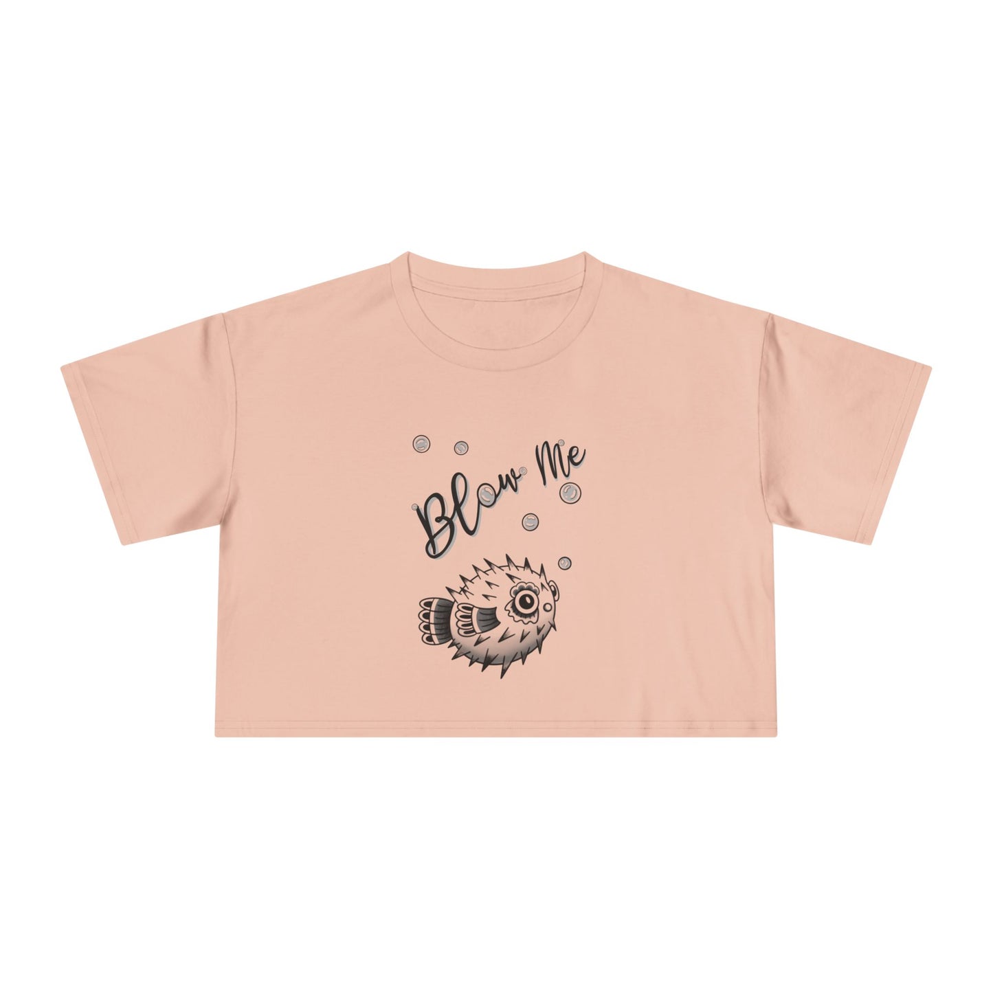 ‘Blow Me Blowfish’ Crop Top