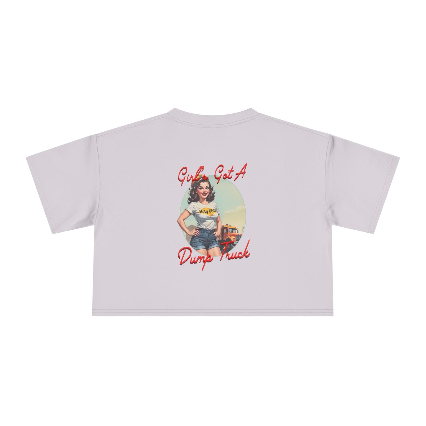 Dump Truck Girl Crop Tee