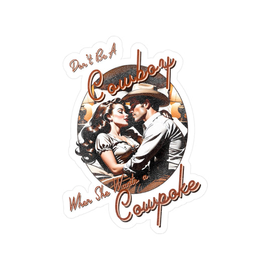 Cowpoke Decal